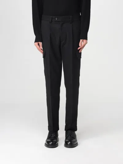 Paolo Pecora Pleated Cargo Trousers In Blue