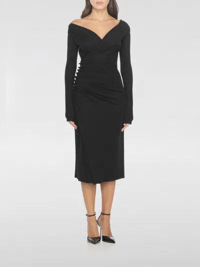 Elisabetta Franchi Vestido Midi - Negro In Black