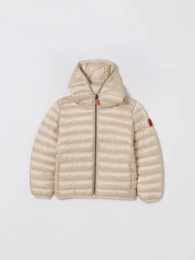 Save The Duck Jacket  Kids Color Sand In Neutral