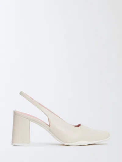 Fabiana Filippi Slingback In Nappa Leather In Yellow