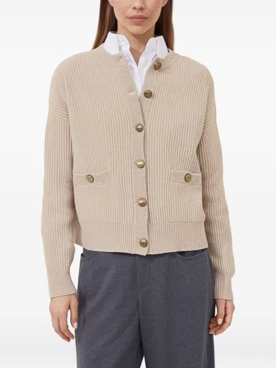 Brunello Cucinelli Cardigan In Neutral