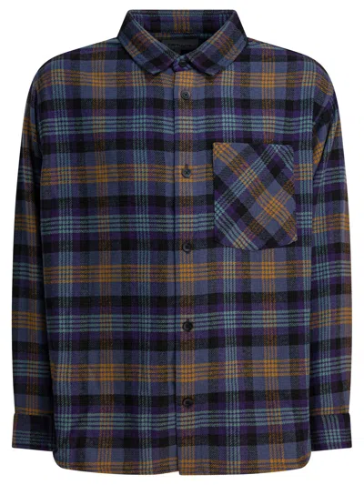 Carhartt Long Sleeve Plaid Shirt Front Pocket In Black
