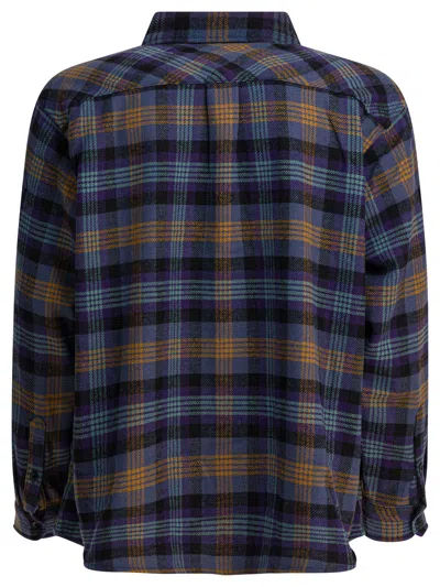 Carhartt Long Sleeve Plaid Shirt Front Pocket In Black