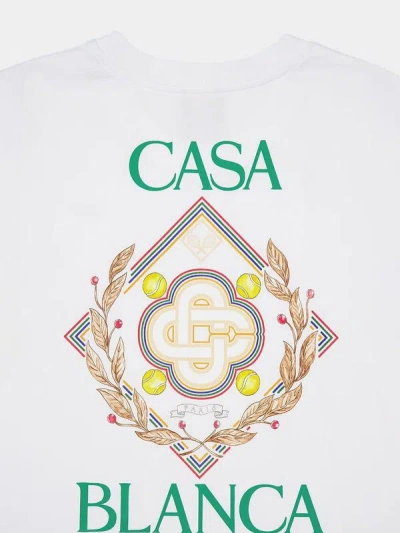Casablanca Championship Diamond T-shirt In White