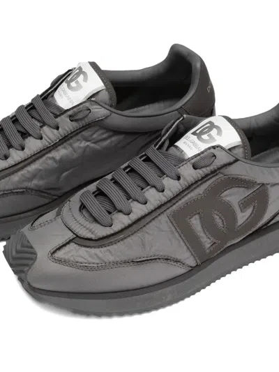 Dolce & Gabbana Low Sneaker Ny In Gray