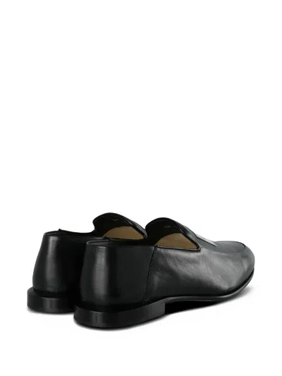 Givenchy Glossy Round Toe Loafers In Black