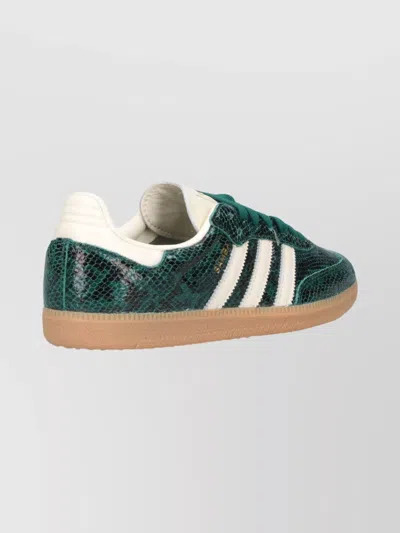 Adidas Originals Casual Low Top Sneakers With Rubber Sole In Green