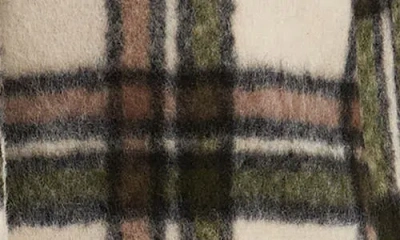 Noize Plaid Crop Shacket In Multi
