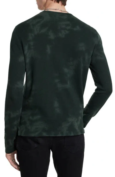 John Varvatos Bristols Long Sleeve Pima Cotton T-shirt In Green
