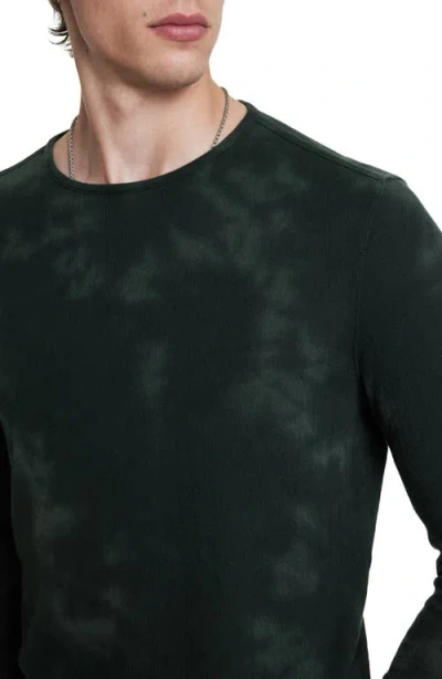 John Varvatos Bristols Long Sleeve Pima Cotton T-shirt In Green