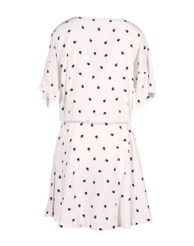 Shop Band Of Outsiders Short Dresses In Ivory
