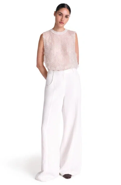 Twp Dees Wide Leg Pants In White