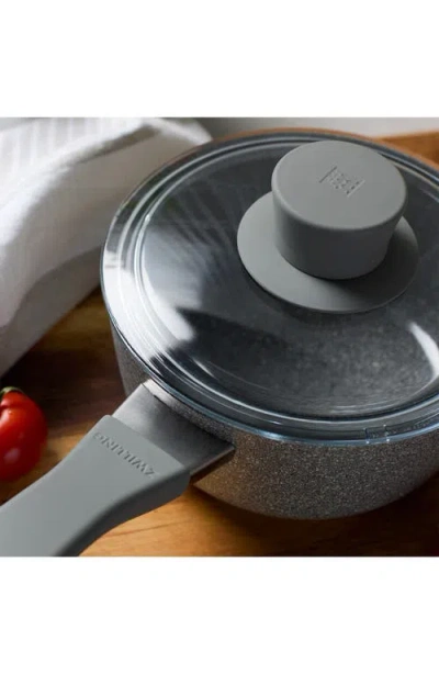 Zwilling Parma Plus Ceramic Nonstick 1.5-quart Sauce Pan With Lid In Gray