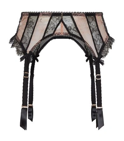 Agent Provocateur Saffi Suspender Belt In Multi