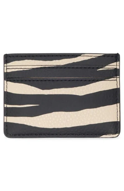Marc Jacobs Zebra Stripe Card Case In Multi