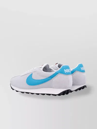 Nike Heel Flared Low-cut Sneakers Leather Textiles In White