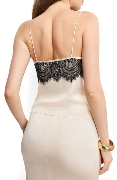 Good American Satin Lace Camisole In Neutral