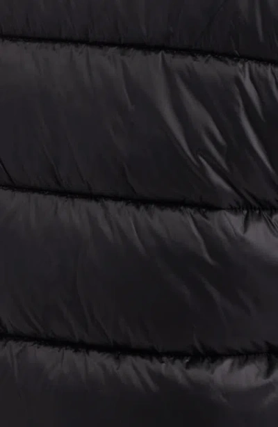 Save The Duck Cosmary Black Down Jacket With Removable Hood And Logo Patch On The Sleeve In Tech Fabric Woman In Black