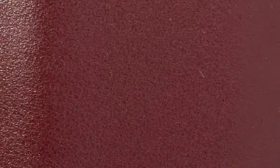 Khaite Smooth Saddle Leather Belt In Burgundy