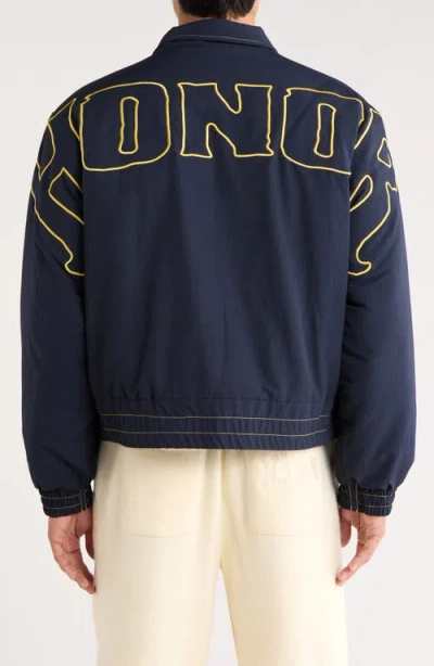 Honor The Gift Logo-embroidered Jacket In Blue