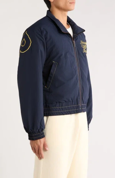 Honor The Gift Logo-embroidered Jacket In Blue