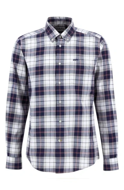 Barbour Wetheram Tailored Fit Button-down Shirt In White