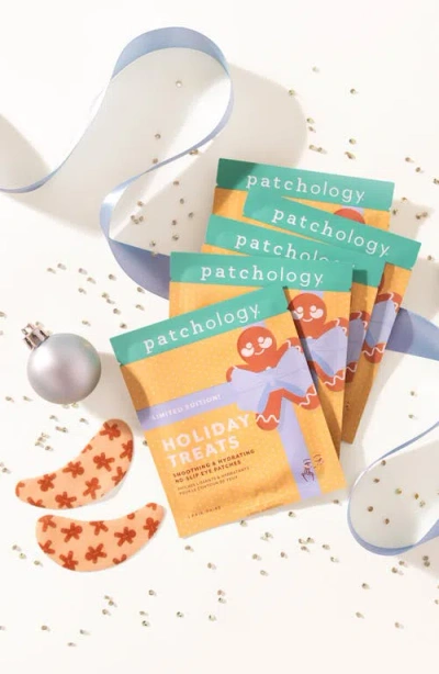Patchology Holiday Treats Limited Edition Gingerbread Inspired No Slip Eye Patches In Yellow