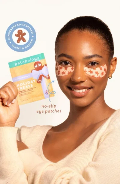 Patchology Holiday Treats Limited Edition Gingerbread Inspired No Slip Eye Patches In Yellow