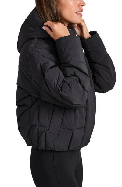 Rhone Powder 650 Fill Power Down Puffer Jacket In Black