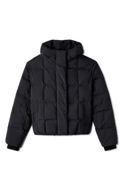 Rhone Powder 650 Fill Power Down Puffer Jacket In Black