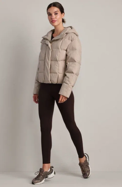 Rhone Powder 650 Fill Power Down Puffer Jacket In Brown