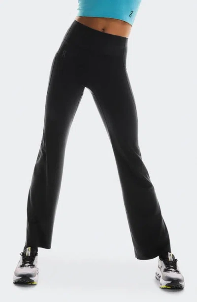 On Studio Flared Tights In Black