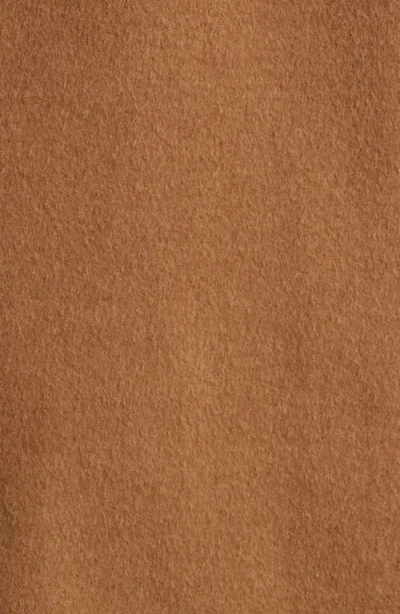 Hart Schaffner Marx Ellington Wool & Cashmere Overcoat With Quilted Faux Suede Bib In Brown