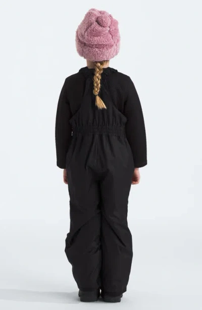 The North Face Kids' Freedom Insulated Waterproof Snow Bibs In Black