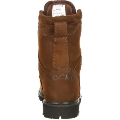 Rocky Waterproof Steel Toe  600g Work Boot In Brown