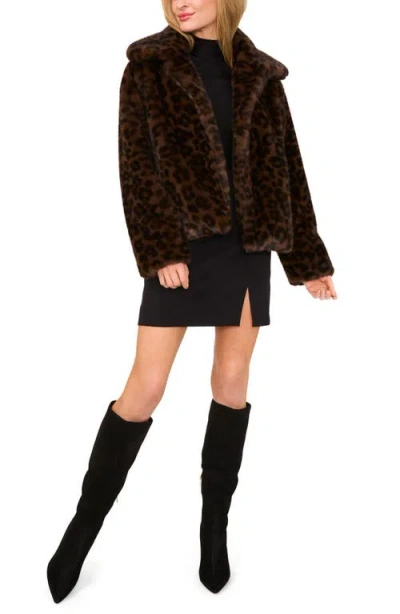 Ted Baker Aryanal Cropped Faux Fur Coat In Brown