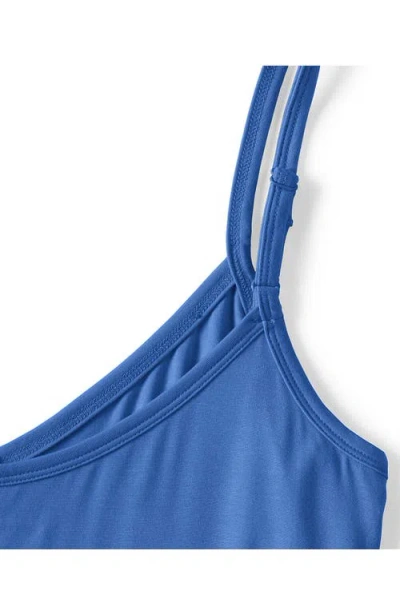 Lands' End Cooling V-neck Camisole In Blue