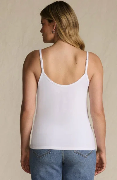 Lands' End Cooling V-neck Camisole In White