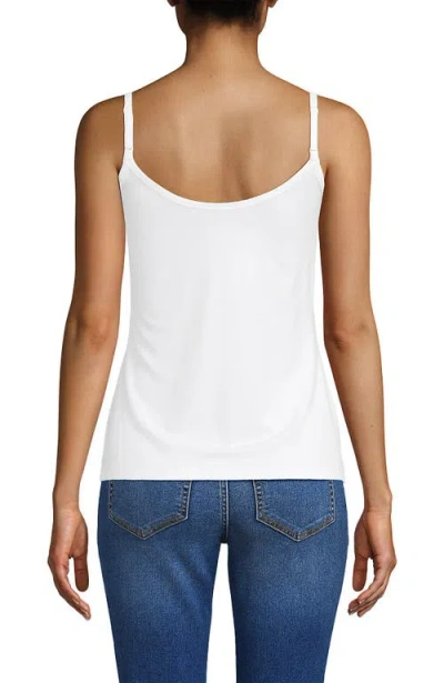 Lands' End Cooling V-neck Camisole In White