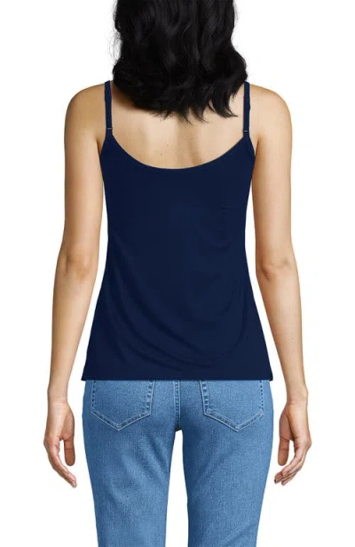 Lands' End Cooling V-neck Camisole In Blue