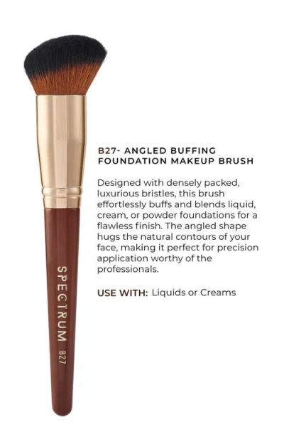Spectrum Pantherine Angled Buffing Foundation Brush In Brown