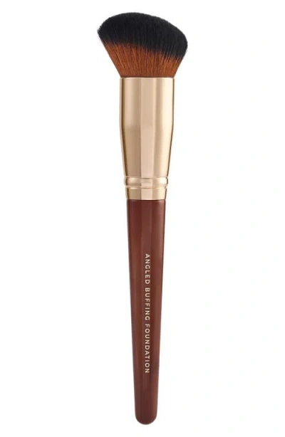 Spectrum Pantherine Angled Buffing Foundation Brush In Brown