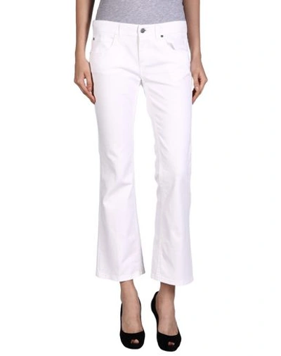 Stella Mccartney Denim Pants In Ivory