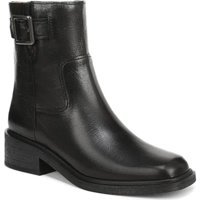 Franco Sarto Women's Gillian Round Toe Zip Short Boots In Black