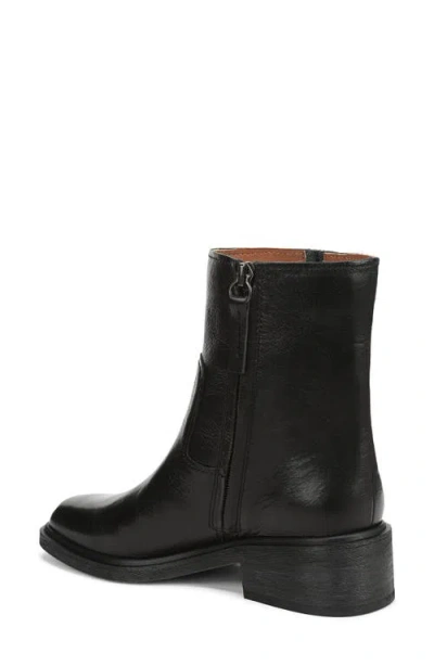 Franco Sarto Women's Gillian Round Toe Zip Short Boots In Black