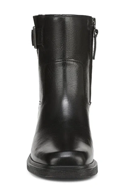 Franco Sarto Women's Gillian Round Toe Zip Short Boots In Black