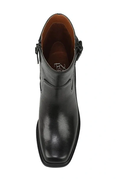 Franco Sarto Women's Gillian Round Toe Zip Short Boots In Black