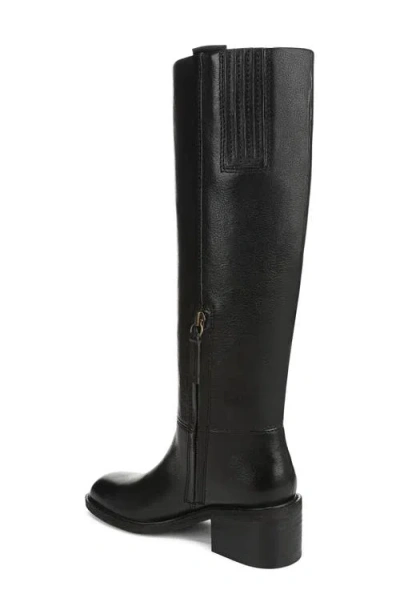 Franco Sarto Women's Niva Wide Calf Round Toe Zip Tall Boots In Black