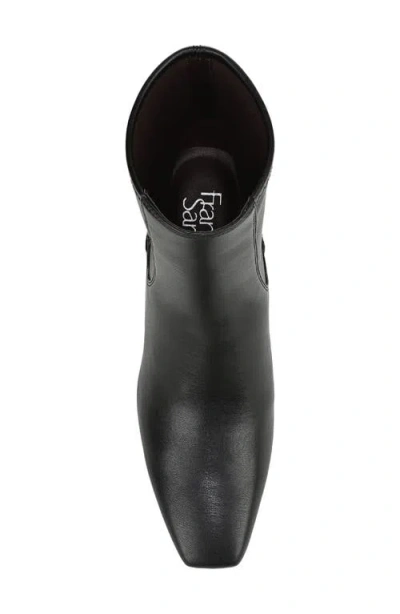 Franco Sarto Women's Tarrin Square Toe Zip Short Boots In Black