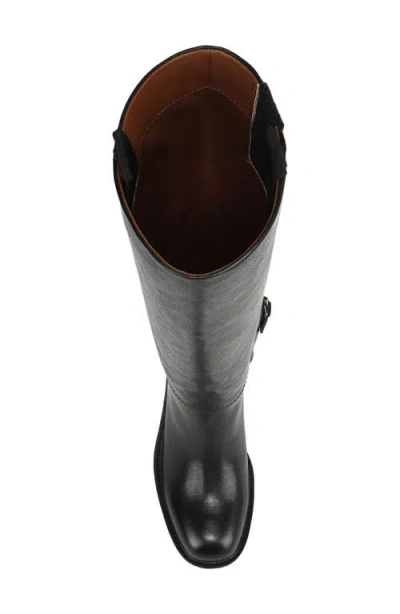 Franco Sarto Women's Niva Wide Calf Round Toe Zip Tall Boots In Black